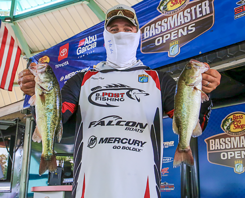 Day 3 Sam Rayburn - Brian Post - Bassmaster Opens - B. Post Fishing