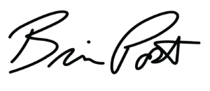 Brian Post signature